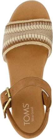 Пантолети жіночі TOMS Diana (41 EU, колір коньяк) - зручне взуття для літа