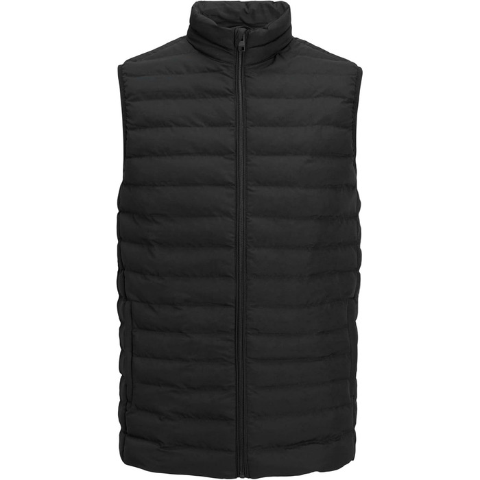 JACK & JONES чоловіча степкова жилетка великого розміру 4XL чорного кольору