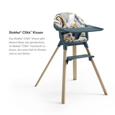 Стілець для годування Stokke Clikk Multi Circles, з підносом і ременем безпеки, легкий, міцний, ергономічний, для дітей 6-36 місяців, до 15 кг