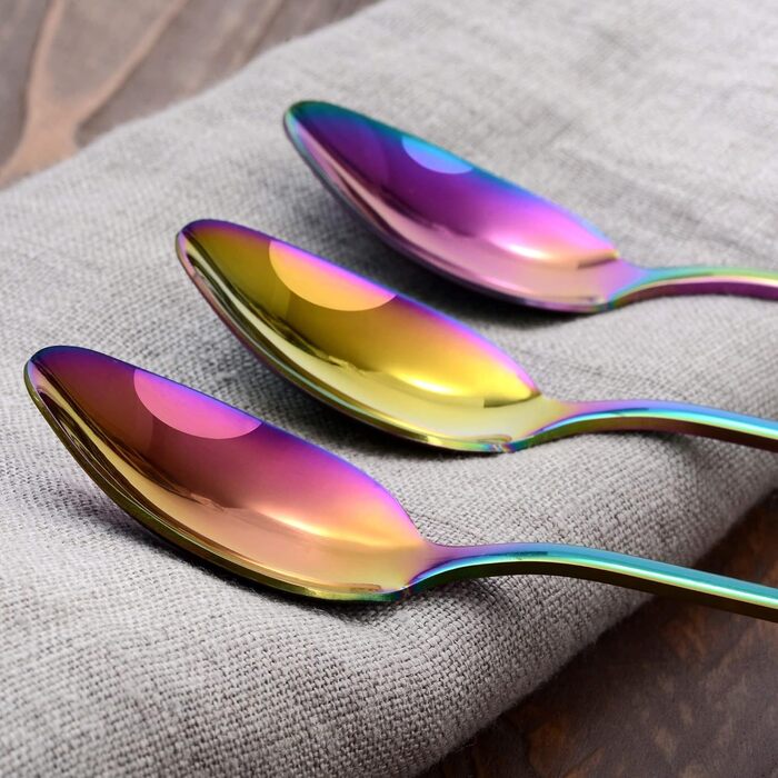 Набір ложок для лате макіато GRÄWE Königstein (Райдуга), нержавіюча сталь, 6 шт.