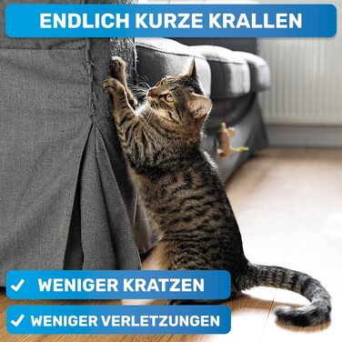 Ножиці для стрижки кігтів BluePet Mini для котів, собак, кроликів та цуценят. Безпечні та зручні для стрижки кігтів котів. Маленький інструмент для догляду за кігтями тварин XS, синього кольору