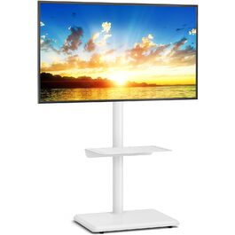 Стійка для телевізора 5Rcom з кронштейном 32-60 дюймів (до 40 кг), біла, VESA 400x400, регульована висота