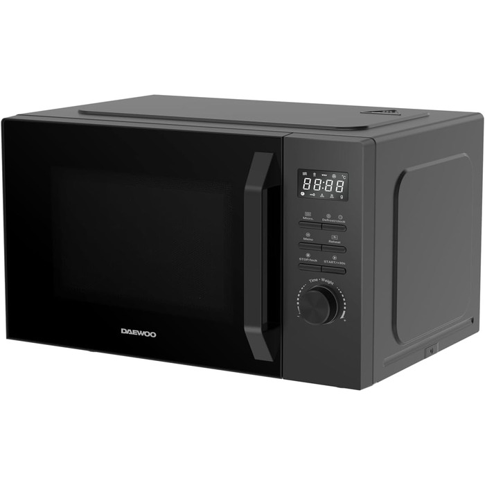 Мікрохвильова піч Daewoo MD-FC206SB 20L, 700W, чорний колір Solo