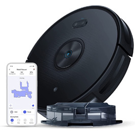 Робот-пилосос Chuango RV-500 з функцією миття підлоги, 4 режими, 500 мл контейнер для сміття, 300 мл бак для води, 2200Pa, до 150 хв роботи