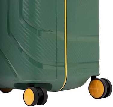 Чемодан CarryOn Steward Hartschalen, 65 см, зелений, середній, з TSA замком