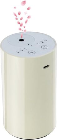 Дифузор для ефірних олій Cavir без води, портативний міні-розпилювач аромату, USB-зарядка, 1/2/3 години таймер, 3 рівні туману для дому, кімнати, авто, офісу (білий)