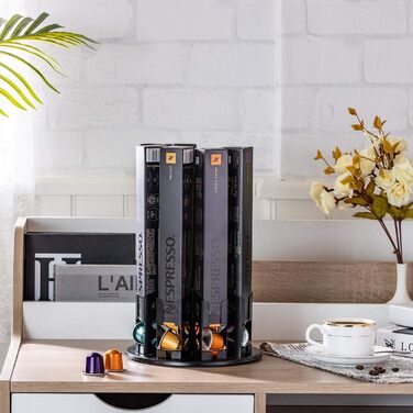 Організатор для капсул Nespresso Original Line: карусель на 80 капсул (8 коробок)