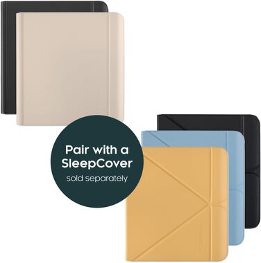 Kobo Libra Color: eReader з 7-дюймовим кольоровим екраном E Ink Kaleido™ 3, водостійкий, з підтримкою аудіокниг, білий