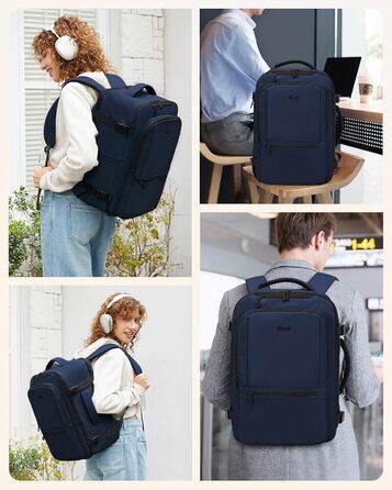 LOVEVOOK Рюкзак для ручної поклажі, 30L, чоловічий, для ноутбука 15.6