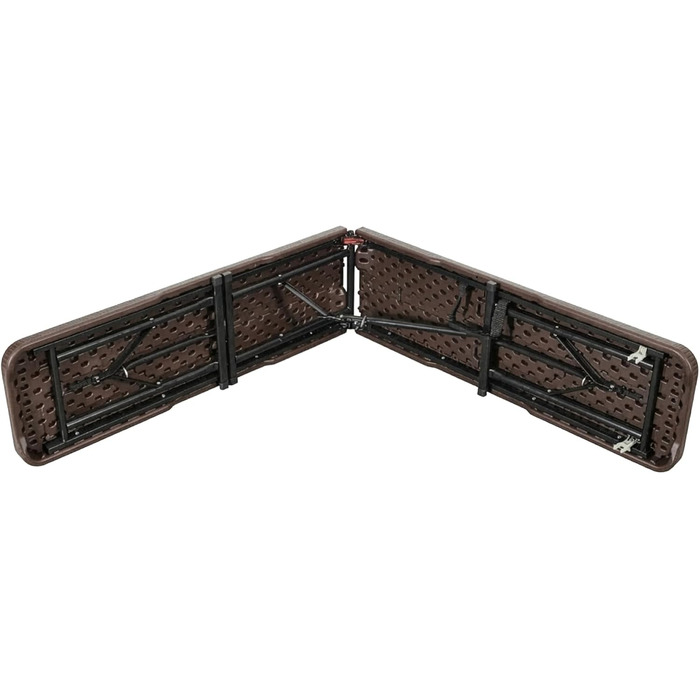 Стіл-буфет Floordirekt Buffettisch: розкладний пластиковий стіл 183x76 см з ручкою для перенесення, для саду, тераси, балкону, кемпінгу (на 6 осіб)