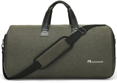 Garment Bag Suit Cover for Men Women, Suit Travel Bag, Clothes Bags Shoe Bag - 2 in 1 Hanging Suitcase Garment Travel Bags, High-Quality Garment Bag for Suit and Dress (A-coffee)