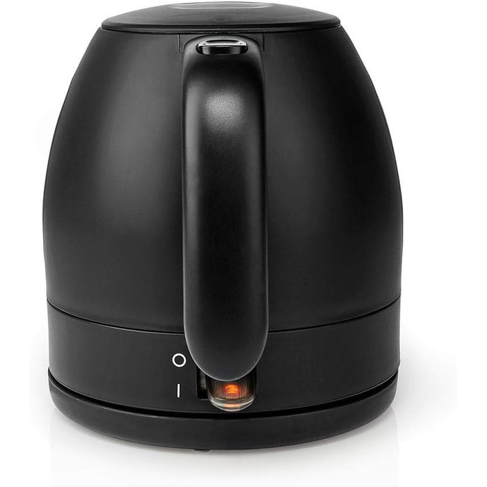 Чайник електричний 1.0 л, пластик, чорний, поворотний на 360°, прихований нагрівальний елемент, Strix Controller, захист від перегріву, колір синій