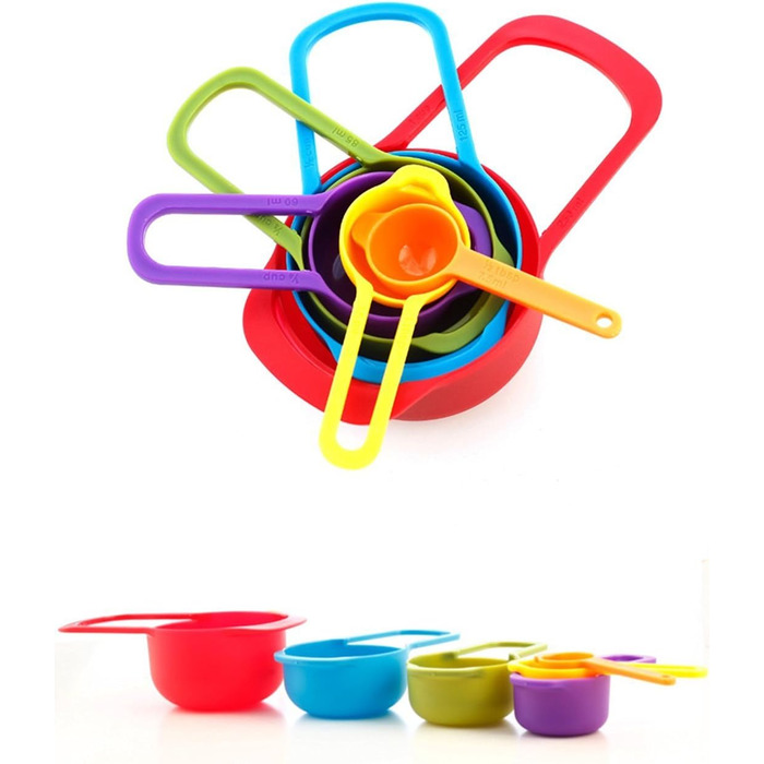 Homemaker Measuring Cups and Spoons, 6-Piece Set