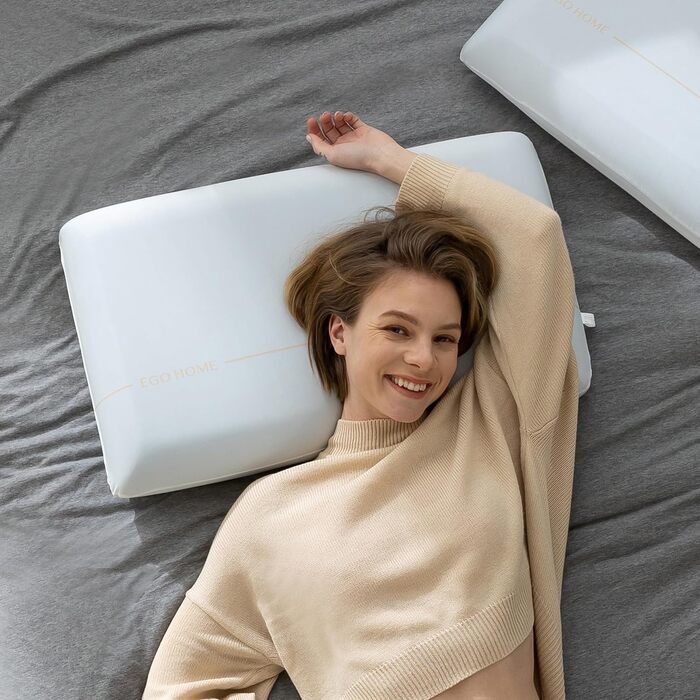 Подушка для офісного крісла EGO HOME з піною з пам'яті, 60x40 см, антиковзаюча, для ігор, авто, комп'ютерного крісла, інвалідного візка