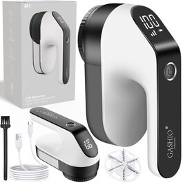 Електричний видальник пуху та ниток M1 – потужний прилад для одягу. Lint Remover, Fabric Shaver, Entfussler, Flusenentferner. Ідеально підходить для текстилю та светрів.