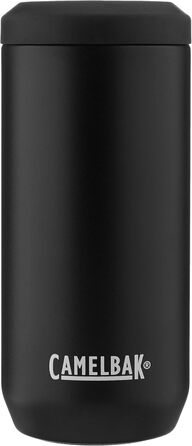 CamelBak Horizon Can Cooler, Insulated Stainless Steel (Black, Standard Size)