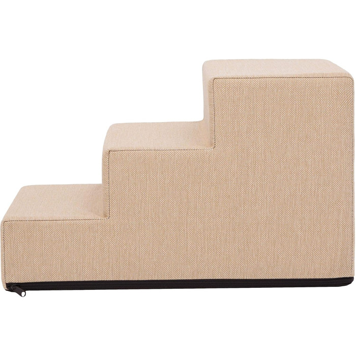 Сходинка для собак та котів Tiertreppen – пандус для маленьких собак, 4 сходинки, висота 40 см, бежевий