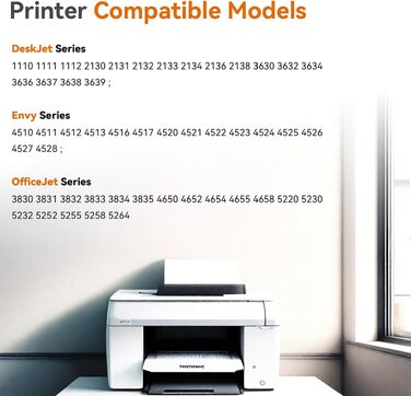 Комплект картриджів 302 XL для принтерів HP Envy 4520, 4522, 4525, 4527, Officejet 3830, 3831, 4650, 5230, DeskJet 1110, 2130, 3630, 3636, 3639 (чорний, кольоровий)