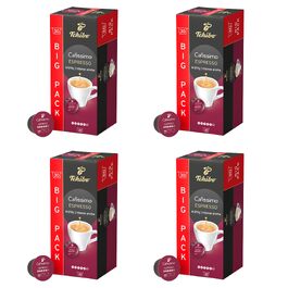 Кавові капсули Tchibo Cafissimo Espresso kräftig, інтенсивний смак, 120 шт (4х30), еко-сертифіковані
