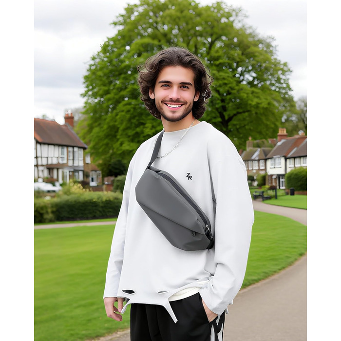 Поясна сумка чоловіча/жіноча велика, з PU шкіри, водонепроникна, для спорту, подорожей, бігу, піших прогулянок, захист від крадіжки, елегантна, темно-зелена