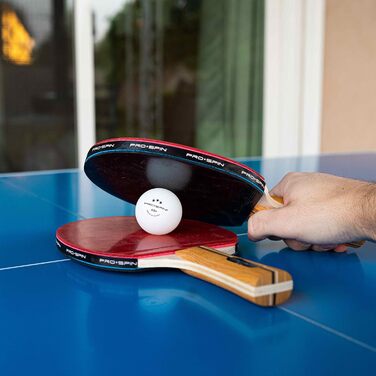 PRO SPIN Table Tennis Set - High-Performance Paddles & Balls | Premium Table Tennis Set for Indoor & Outdoor Play | 4 Player Set