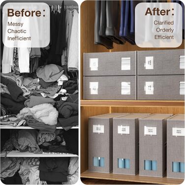 Коробки для зберігання під ліжко MIXC, 4 шт., 100л з кришкою, 30*39*12 см, для одягу та постільної білизни