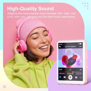MP3-плеєр Oilsky 128GB Bluetooth 5.4, 2.4