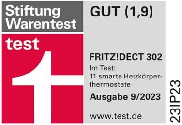 FRITZ!DECT 302 - розумний терморегулятор для опалення, сумісний з FRITZ!Box та звичайними термостатичними клапанами