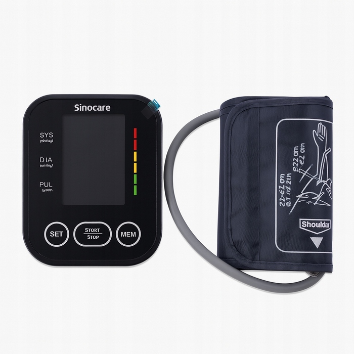 Тонометр на плече Sinocare ARM-30E+ з великою манжетою 22-42 см, CE