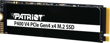 SSD Patriot P400 V4 1TB NVMe PCIe Gen 4x4 M.2 2280 - Швидкість до 6000 МБ/с (читання) / 5000 МБ/с (запис), сумісний з PS5