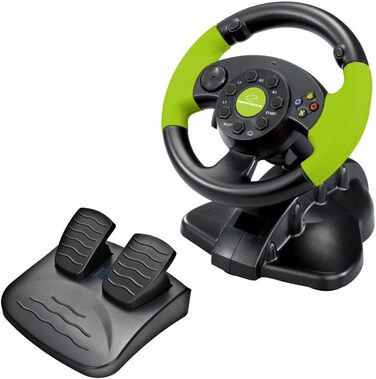 Руль Esperanza EG103 для ПК/PSX/PS2/PS3 USB High Octane, Чорний/Червоний