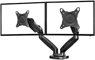Кріплення для двох моніторів NB North Bayou F160 Black - 17''-27'' | Навантаження до 9 кг, VESA 75/100