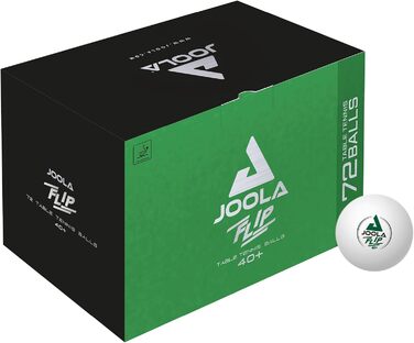 Набір тенісних кульок Joola Flip 40+ для пінг-понгу, білі, унісекс, дорослі