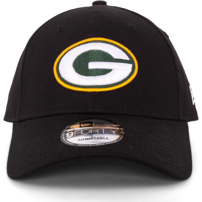 Кепки New Era - Бейсболки MLB NBA NFL - Лімітовані дизайни: Yankees, Lakers, Bulls, Raiders, Chiefs, Dodgers, Seahawks, Sox, 49ers, Green Bay Packers (Чорний V3)