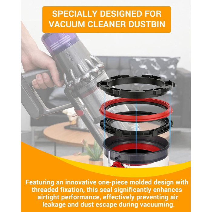 Контейнер для пилу та фільтр для пилотяга Dyson V11 V15 (SV14, SV15, SV17, SV22, SV28) — запасний пилозбірник та аксесуари