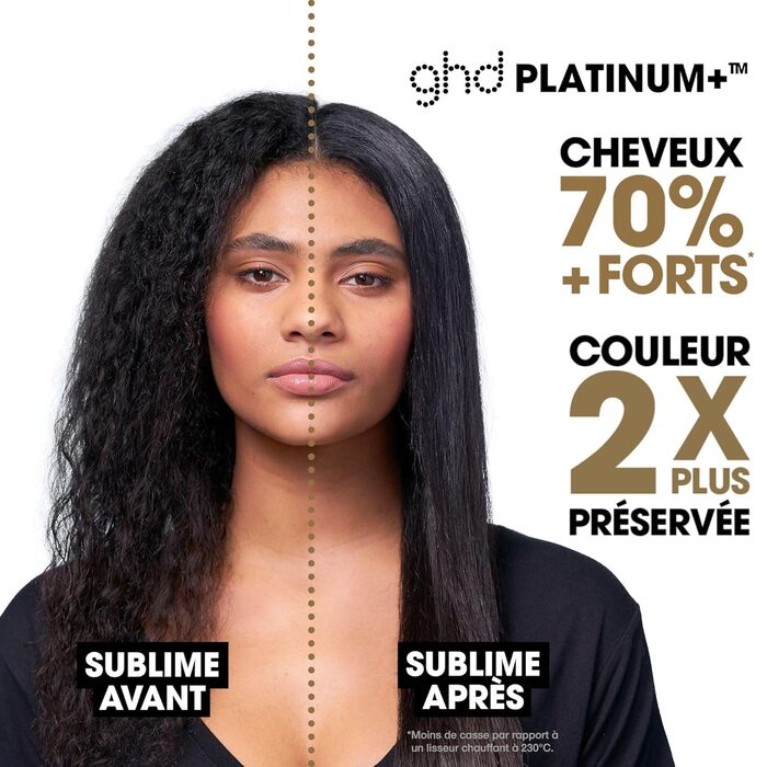 Випрямляч для волосся ghd Platinum+ Black - Професійний стайлер, захист кольору, для всіх типів волосся (стара упаковка)