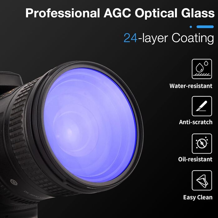 Фільтр Nostaltone 77 мм для камери - Retro Gold Diffusionsfilter FX - Оранжевий фільтр для створення ефекту ностальгії, тепла та м'якого розмиття