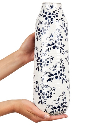 Керамічна ваза Beliani, 12 x 35 см