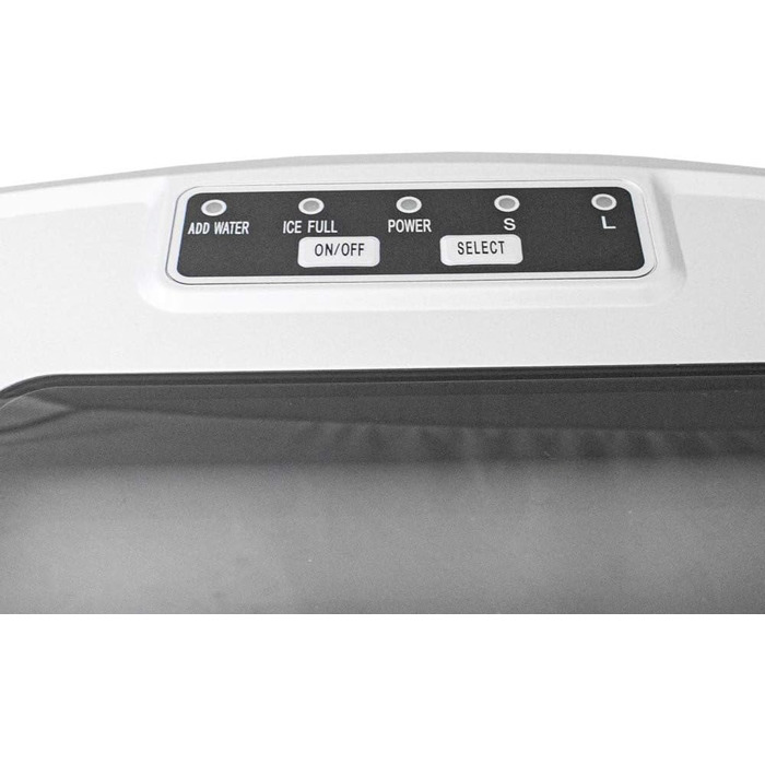 Машина для приготування льоду з нержавіючої сталі, Ice Maker, червона