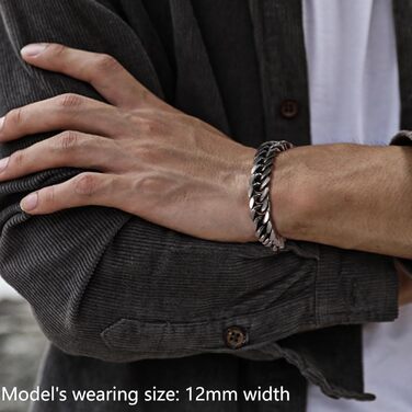 Чоловічий браслет з нержавіючої сталі 