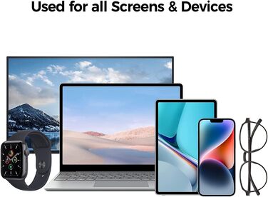 Очисник екрану для мобільних пристроїв 2шт (сірий + рожевий) - 10мл