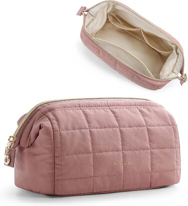Косметичка для макіяжу BAGSMART - жіноча, для подорожей, рожевого кольору