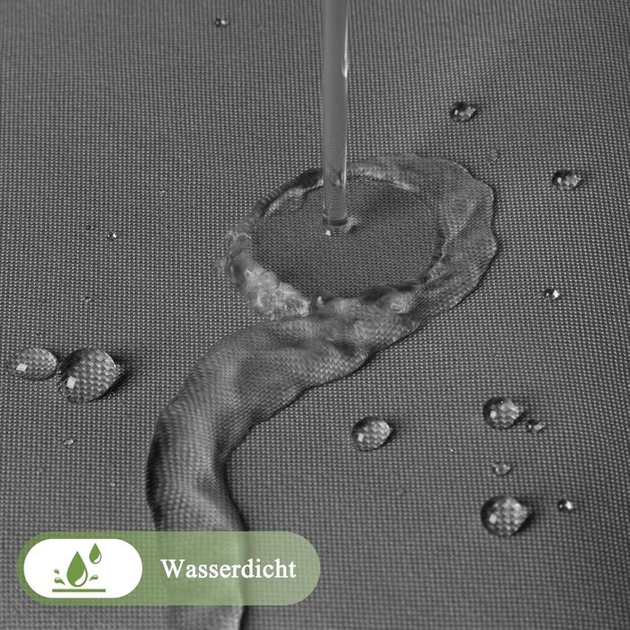 Шторка для душу AooHome 180x200 см, текстиль, градієнт кольору, водонепроникна, антигрибкова, з 12 кільцями (білий/чорний), H200 x B190 см (1 шт.)