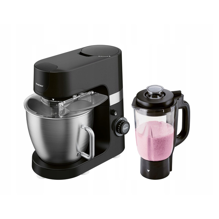 Кухонний комбайн SilverCrest SKMP 1300 D3, 1300 Вт, чорний