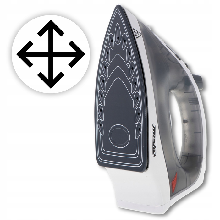 Парова праска Mesko Ceramic Anti Calc Anti Drip Strażak, 2800 Вт