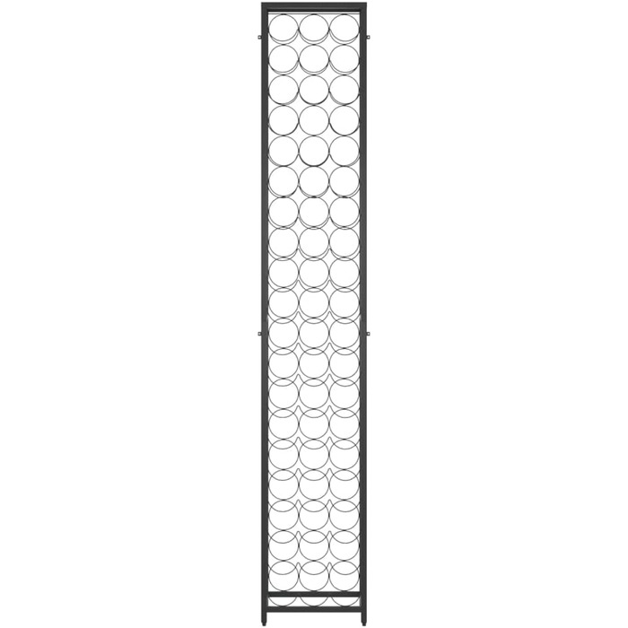 vidaXL Wine Rack 35 Bottles Metal Bottle Rack Bottle Stand Wine Cabinet (34 x 18 x 200 cm)