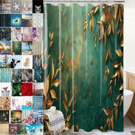 Штора для душу Sanilo Greego, водонепроникна, антигрибкова, з кільцями (12 шт.) - висока якість