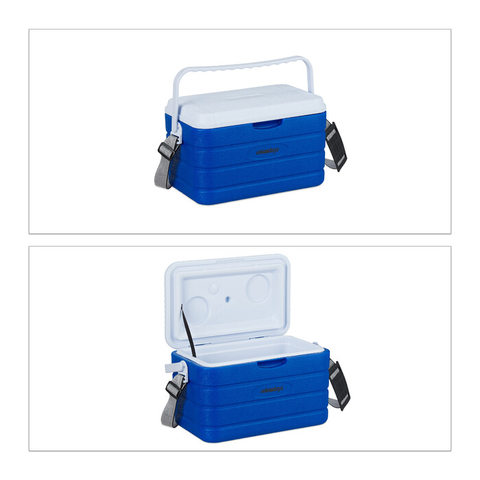 Relaxdays 10 l Cooler Box with Carrying Handle