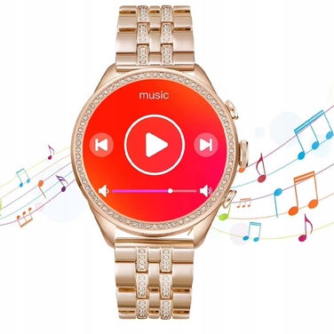 Смарт-годинник Smart-Trend з цирконіями, рожевий