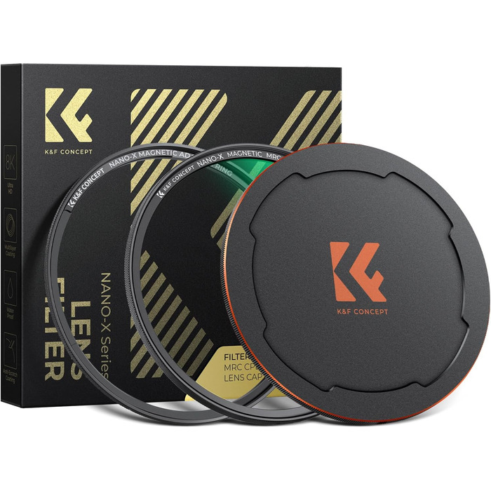 CPL фільтр K&F Concept 77mm: кругла поляризаційна фільтр з магнітним кріпленням, HD скло з Nano-Xcel покриттям